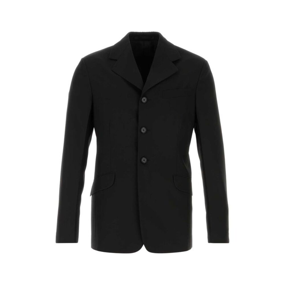 Jil Sander Men Black Wool Blazer